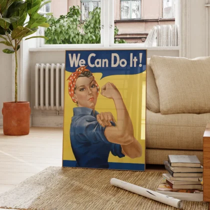 Rosie the Riveter Poster – We Can Do It by J. Howard Miller