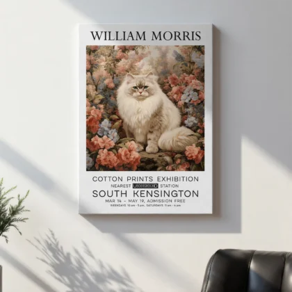 William Morris – Cat Wall Art