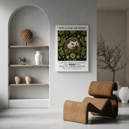 William Morris – Hedgehog Wall Art