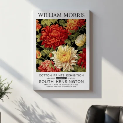 William Morris – Dahlia Wall Art