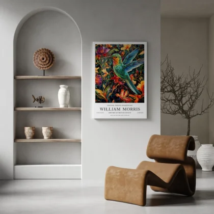 William Morris – Hummingbird Wall Art