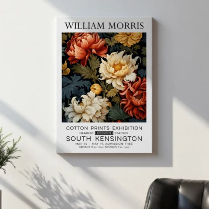 William Morris – Peonies Wall Art