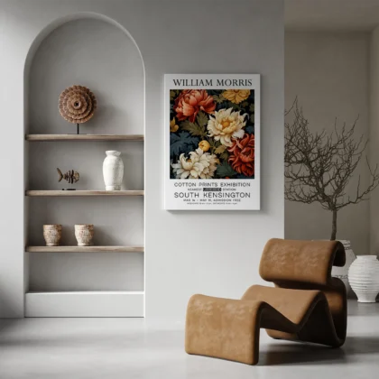 William Morris – Peonies Wall Art