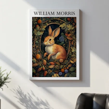 William Morris – Bunny Wall Art