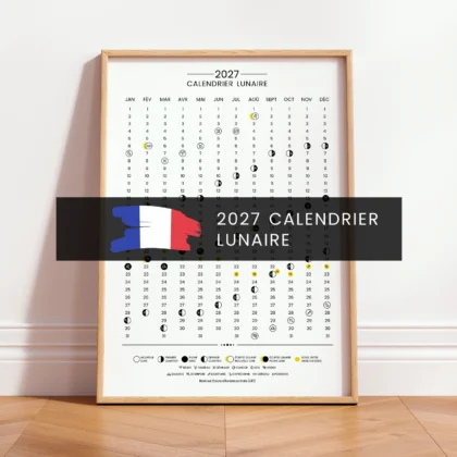 Mondkalender 2027 – Französische Ausgabe