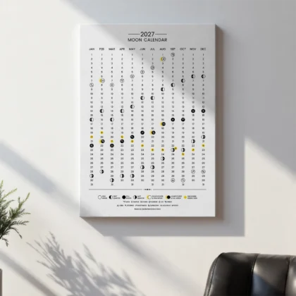 Mondkalender 2027 – Zeit für Ostaustralien (AET)