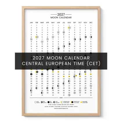 2027 Lunar Calendar – Central European Time (CET)