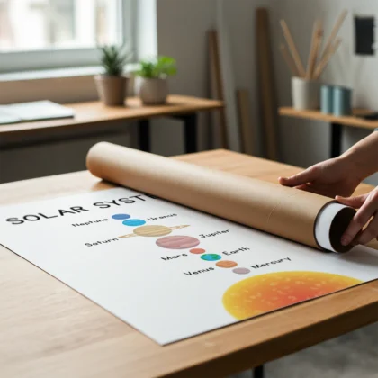 Solar System Wall Art for Kids
