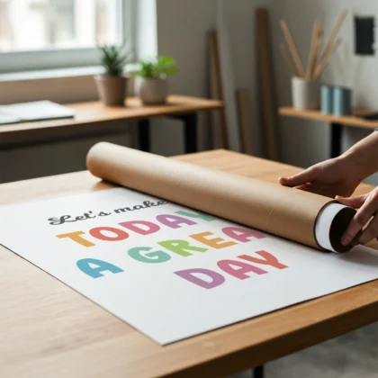 Let’s Make Today a Great Day Wall Art