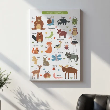 Animals Wall Art for Kids
