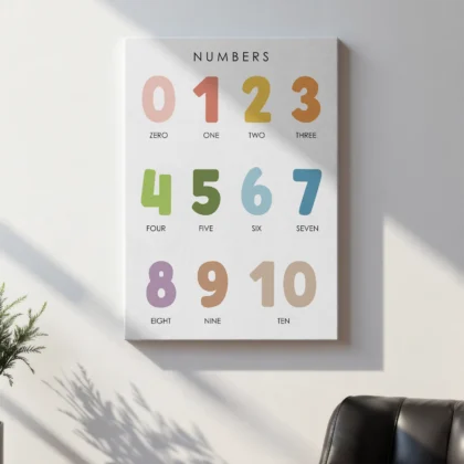 Counting 0–10 Educational Print for Kids