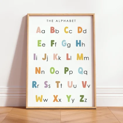 ABC Alphabet Learning Print for Kids