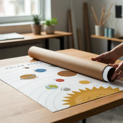 Solar System Learning Print for Kids
