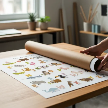 Animal Alphabet Learning Print for Kids