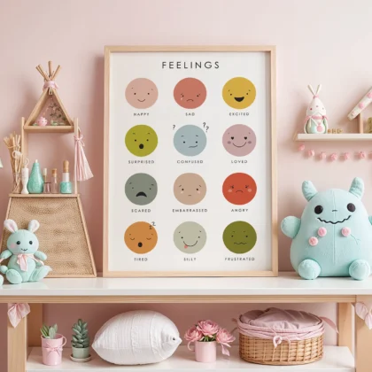 Feelings and Emotions Learning Print for Kids