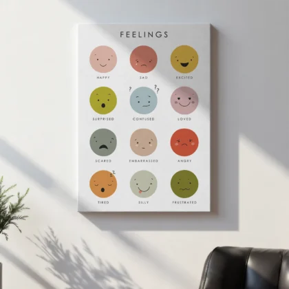 Feelings and Emotions Learning Print for Kids