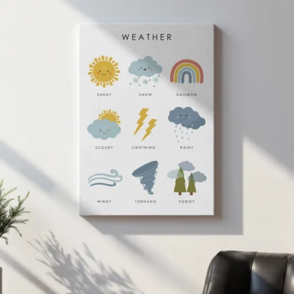 Weather Learning Print for Kids