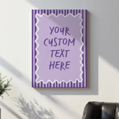 Personalisiertes Wandbild mit Ihrem Text, Zitat oder Ihrer Botschaft