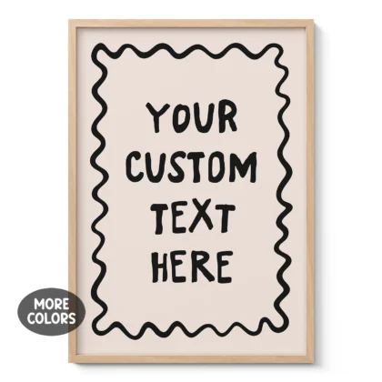 Custom Handwritten Text Print – Personalised Wall Art