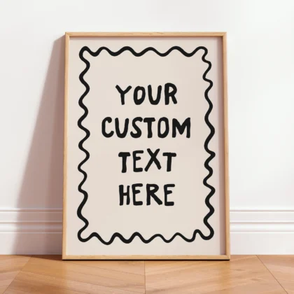 Custom Handwritten Text Print – Personalised Wall Art