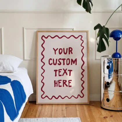Custom Handwritten Text Print – Personalised Wall Art