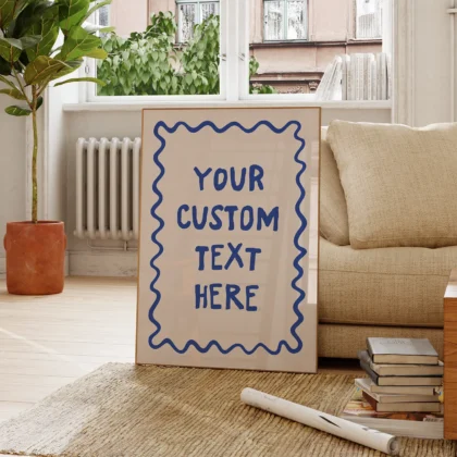 Custom Handwritten Text Print – Personalised Wall Art