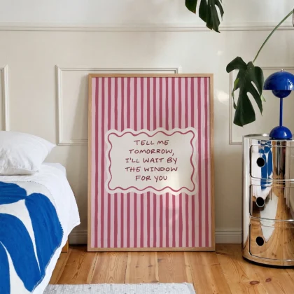 Custom Text Print – Personalised Wall Art
