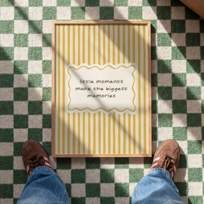 Custom Text Print – Personalised Wall Art
