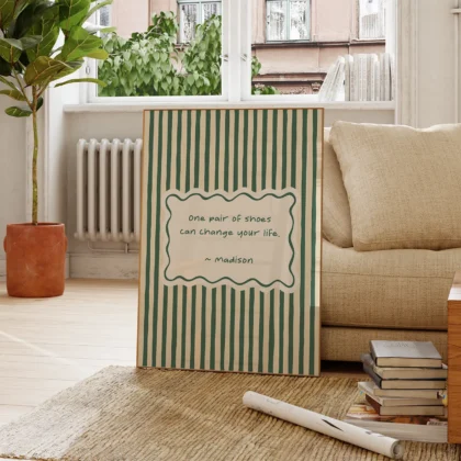 Custom Text Print – Personalised Wall Art
