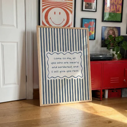 Custom Text Print – Personalised Wall Art