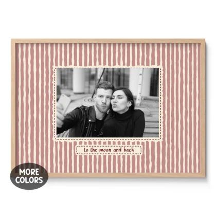 Personalised Photo Print – Custom Text Wall Art