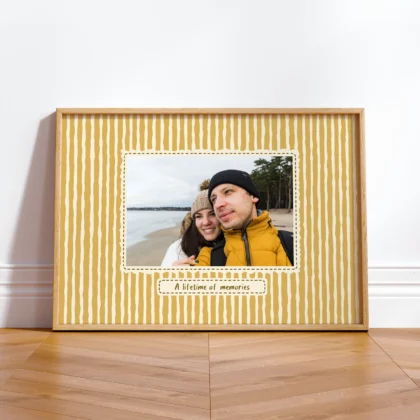Personalised Photo Print – Custom Text Wall Art