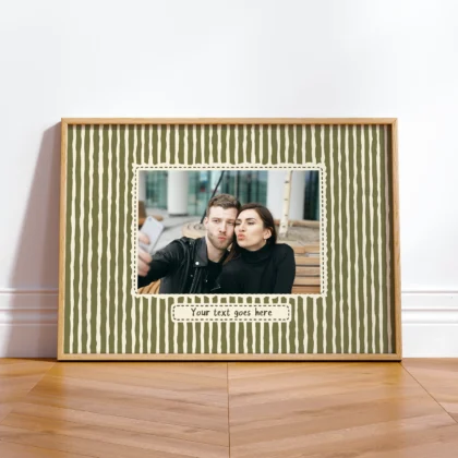 Personalised Photo Print – Custom Text Wall Art