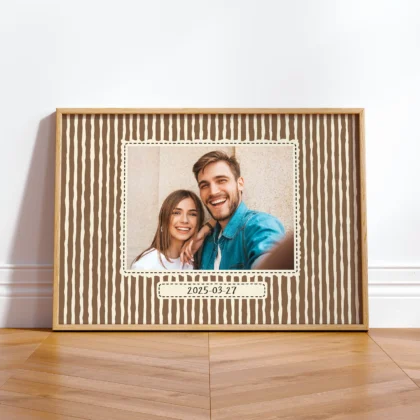 Personalised Photo Print – Custom Text Wall Art
