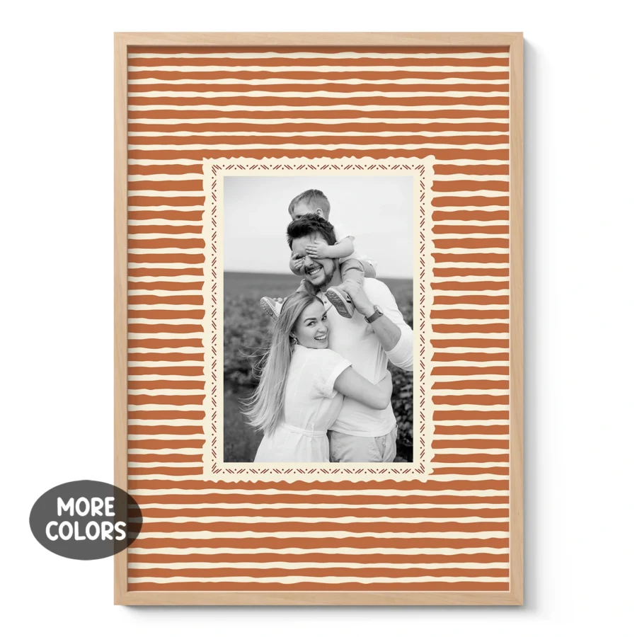 Personalised Vertical Photo Print – Gift for Special Occasions
