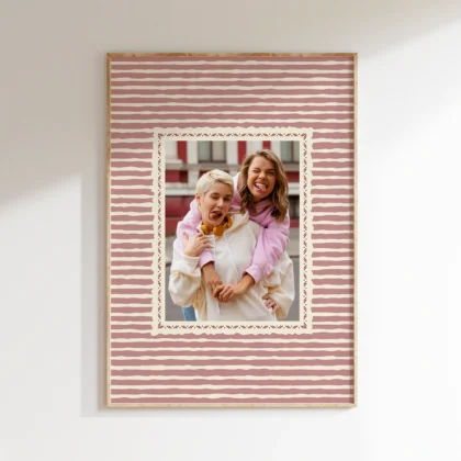 Personalised Vertical Photo Print – Gift for Special Occasions
