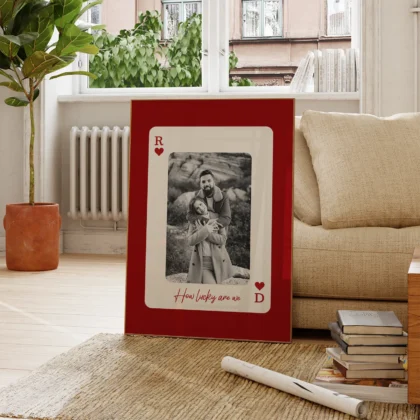 Custom Playing Card Photo Print – Personalised Couple Gift